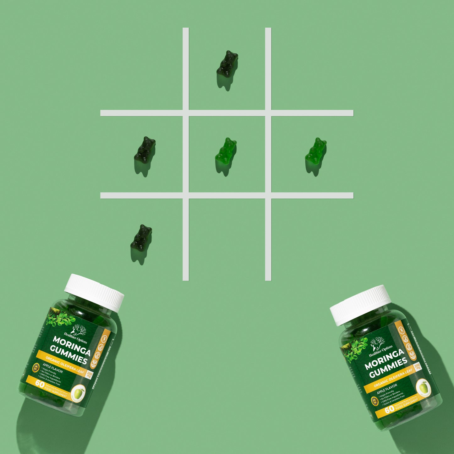 Moringa, Spirulina & Chlorella Gummies Apple Flavour