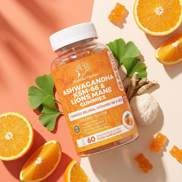 Healthier Options Ashwagandha KSM-66 gummies, 2,500 mg per serving