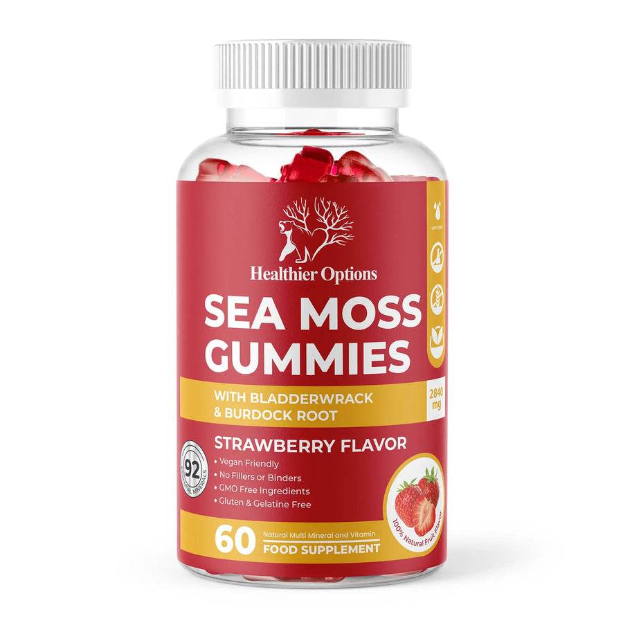 Sea Moss Gummies Strawberry Flavour