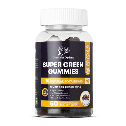 Super Greens Gummies Apple Flavour