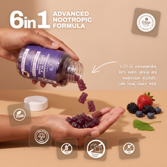 Ashwagandha Gummies 4,700mg with Lion's Mane & Ginkgo Biloba, gallery image 3
