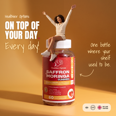 Saffron Gummies 4,755mg with Moringa, Maca & Rhodiola - Apple, gallery image 7