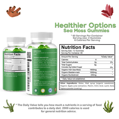 Sea Moss Gummies Apple Flavour